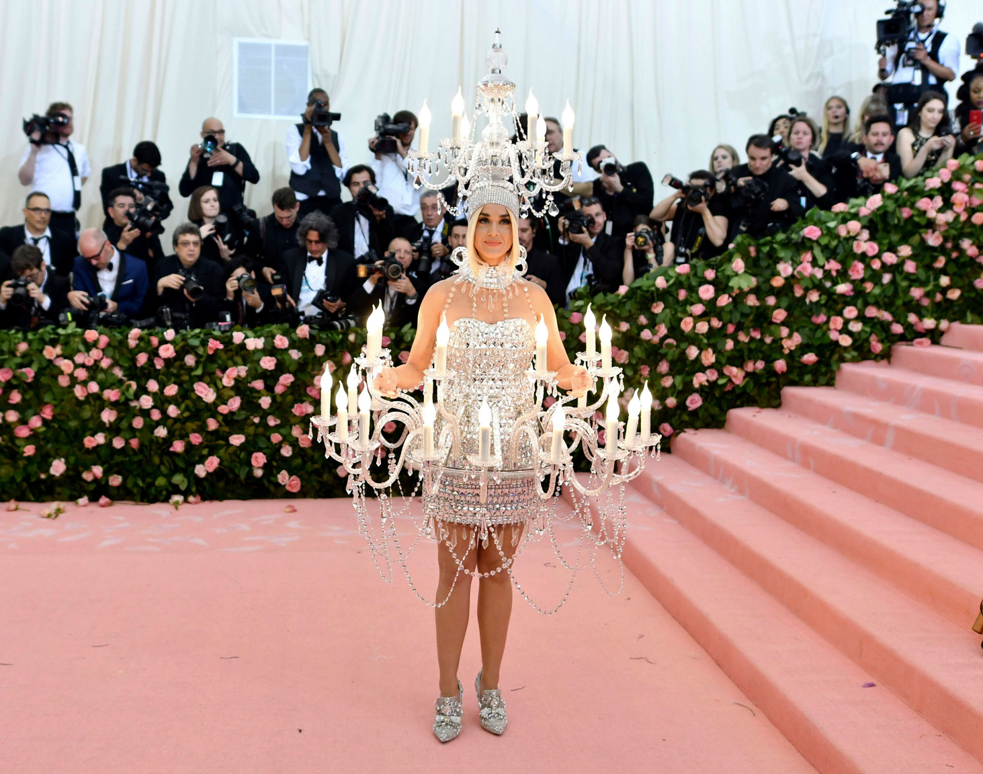 Katy Perry Says She Can't 'Go to the Restroom' in 2022 Met Gala Dress