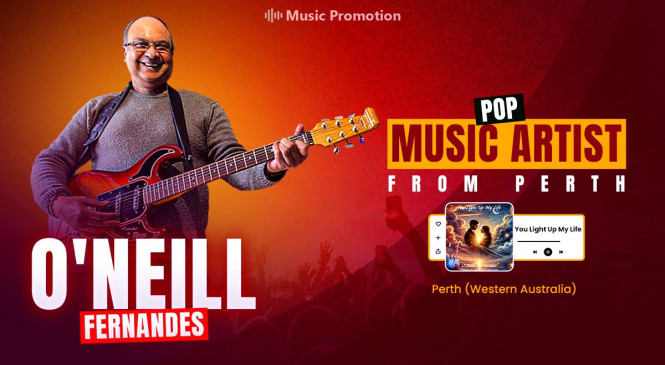 Pop Music Artist from Perth, O’Neill Fernandes, Lights Up the Scene Once Again With His 53rd Album
