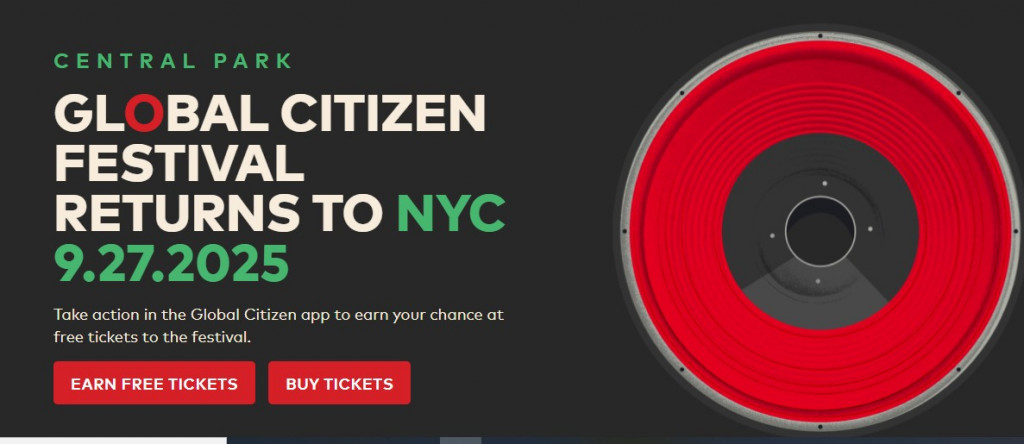 Global Citizen Festival 2025: Shakira and The Weeknd will Headline at Central Park