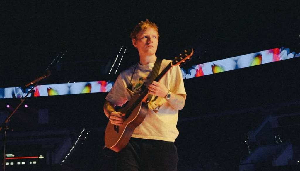 Ed Sheeran Performed at The Optus Stadium in Perth