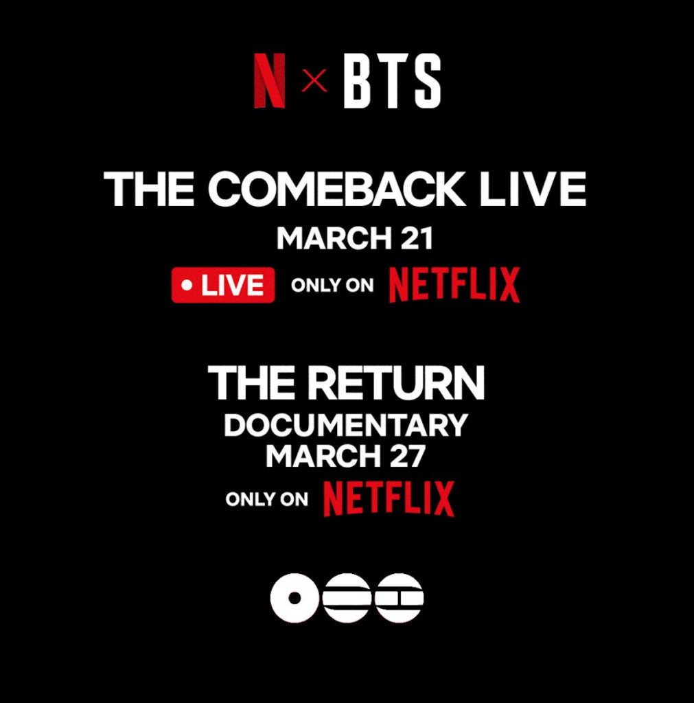 BTS Set to Storm Netflix with Live Comeback Show