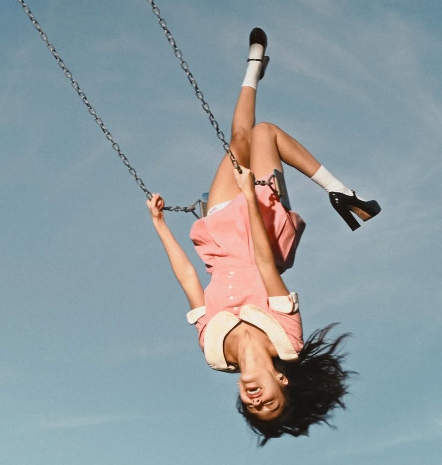 Olivia Rodrigo Swings Upside Down for Her Upcoming News Album