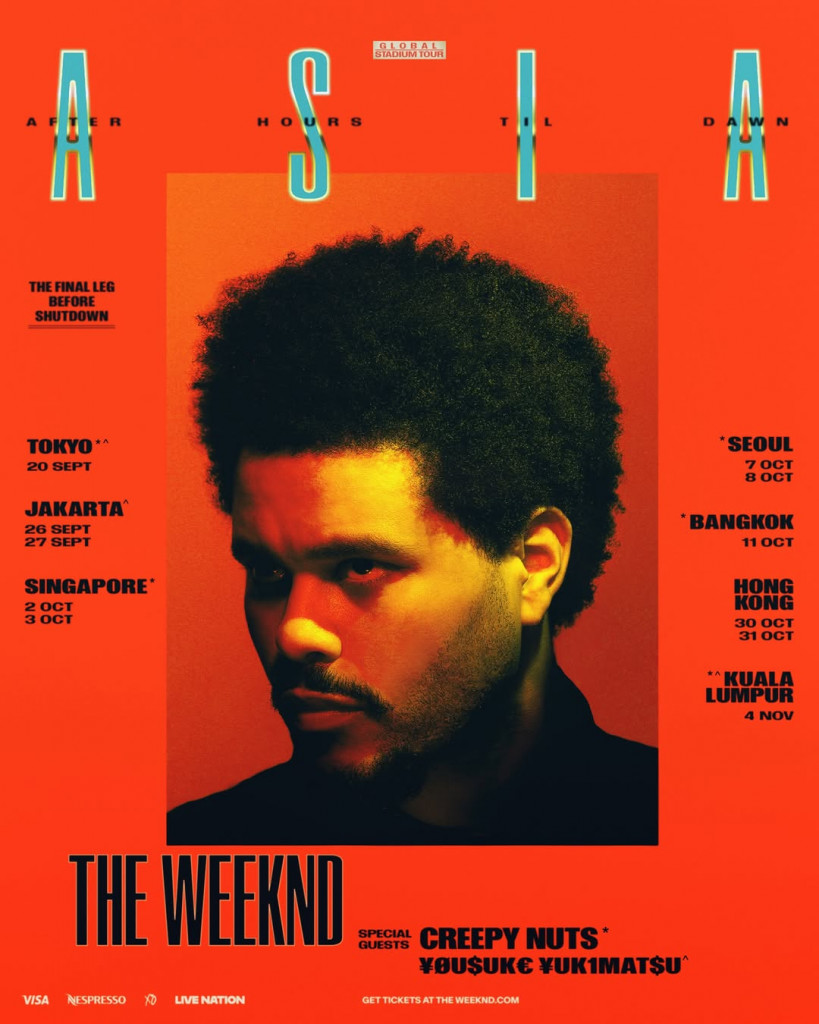 The Weeknd Brings ‘After Hours Til Dawn’ Tour to Asia