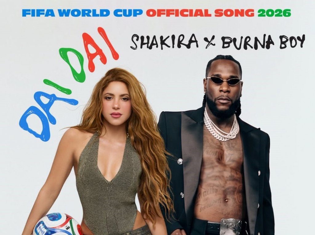 Shakira &Burna Boy Pay Tribute to Soccer Greats on FIFA World Cup Track ‘Dai Dai’