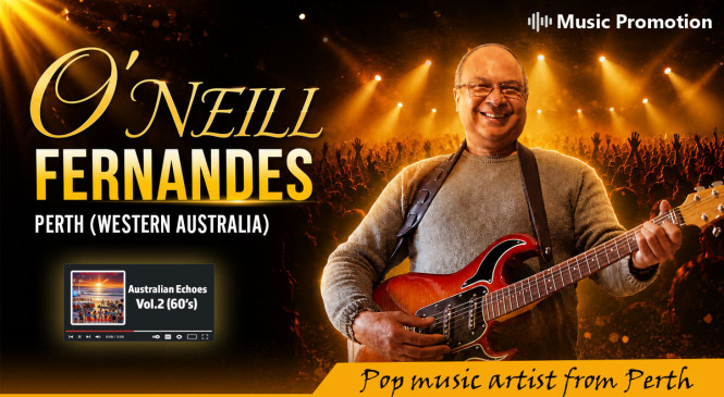 Pop Music Artist from Perth O’Neill Fernandes Revisits the Spirit of the 1960s with “Australian Echoes Vol. 2”