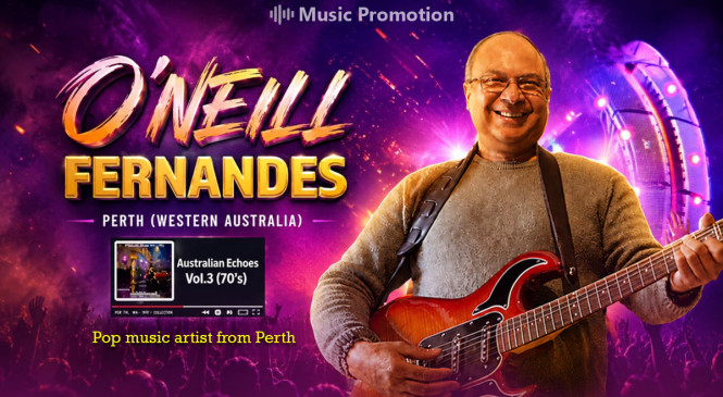 Pop Music Artist from Perth O’Neill Fernandes Revives the Spirit of the 1970s on Australian Echoes Vol. 3