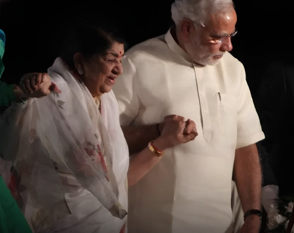 PM Modi Pays Tribute to Lata Mangeshkar on Her Birth Anniversary